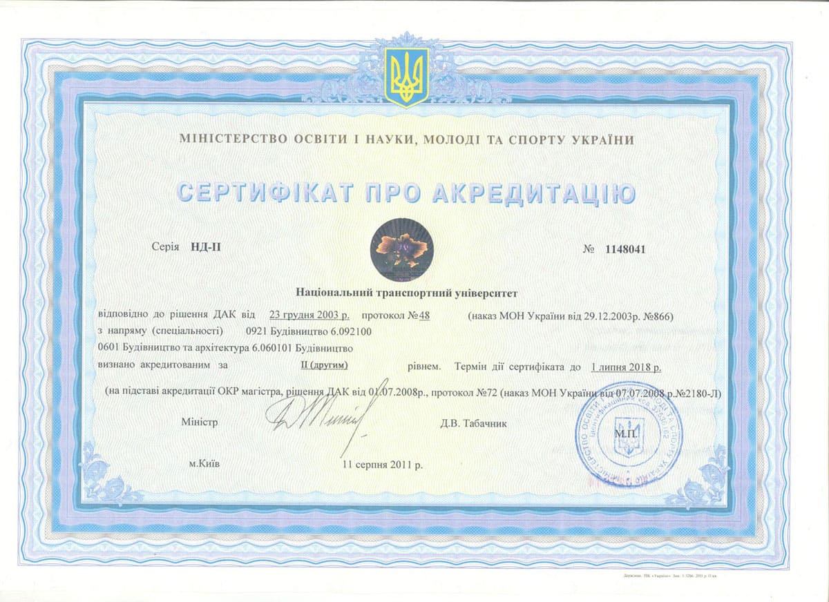 Сертифікат 40